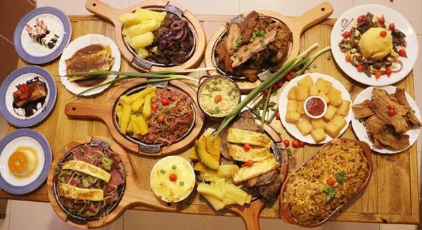 Ambiente do Restaurante Rota Nordestina em Santos/SP